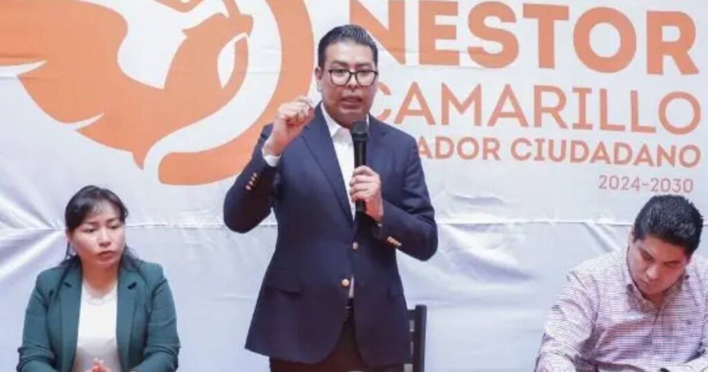 Néstor Camarillo solicita a MC ser tomado en cuenta rumbo a la elección municipal de Puebla en 2027