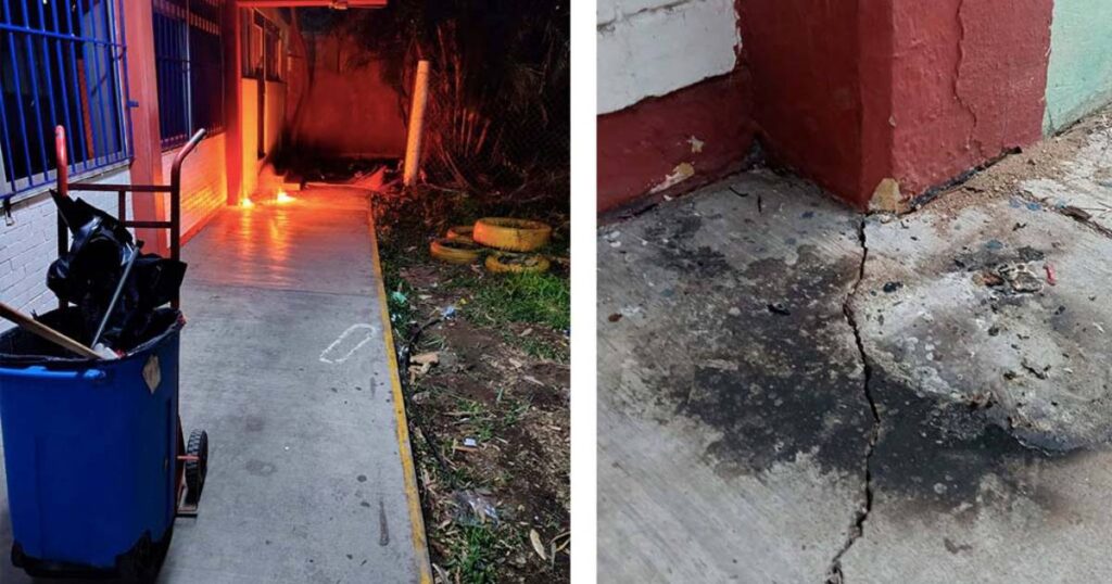 Ataque incendiario provoca temor en plantel CBTIS 85 veracruzano