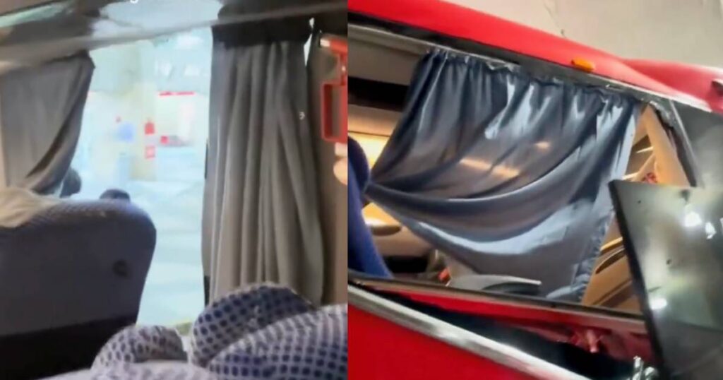 Autobús sufre ataque con piedras en tramo de la México–Puebla