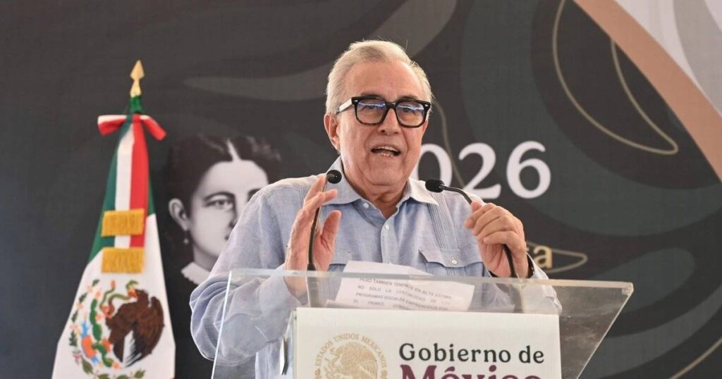 EU acusa a Rubén Rocha por presuntos vínculos con narcotráfico en Sinaloa