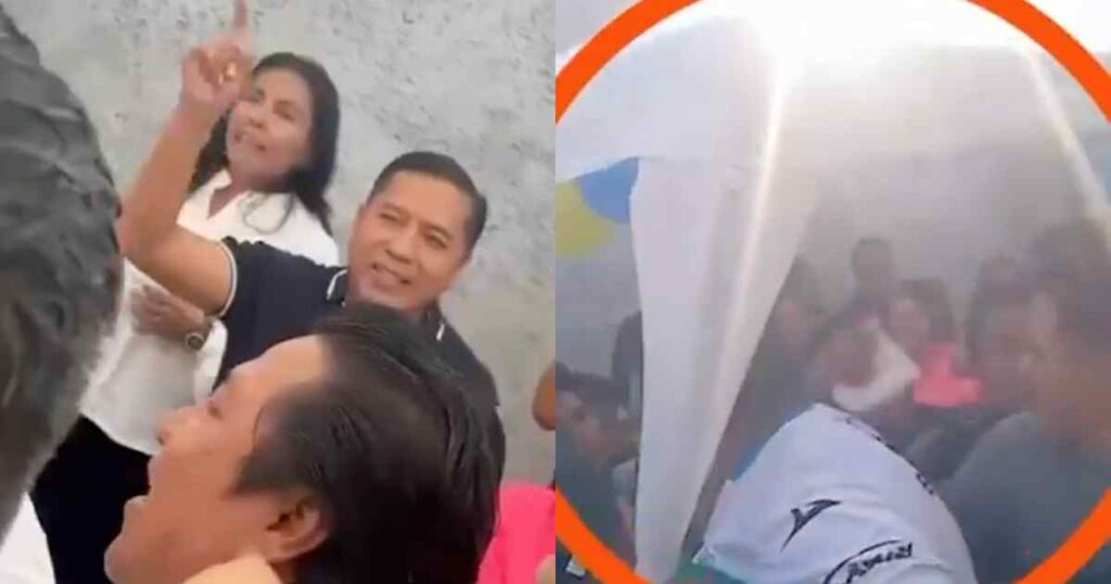 Con insultos, Filomeno Sarmiento daña festejo del Día del Niño en Cuautlancingo