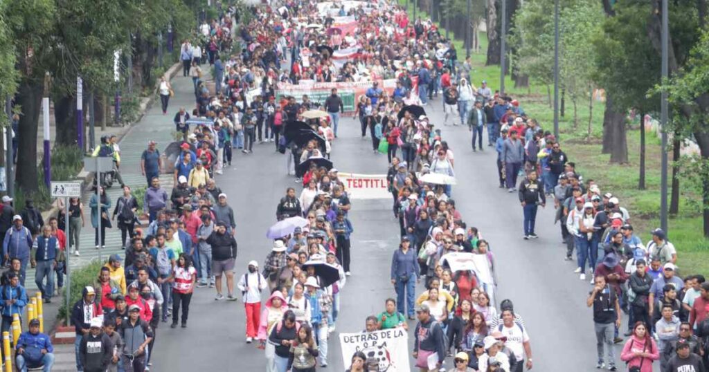 Hoy marcha la CNTE en CDMX por el Halconazo y sus demandas