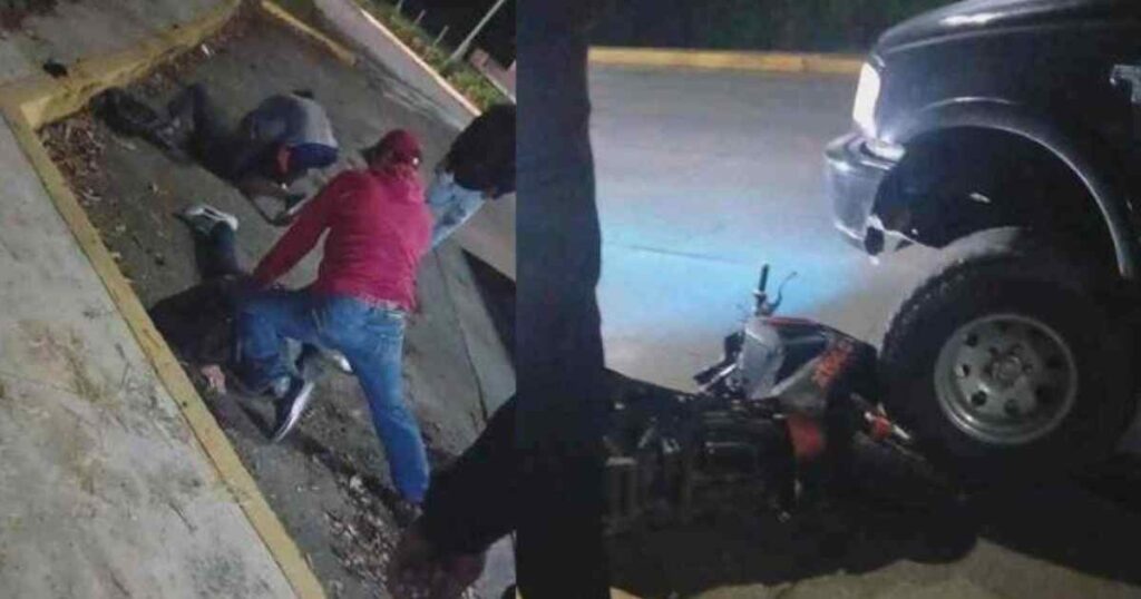 ¡A golpes! detienen a presuntos asaltantes en Huauchinango