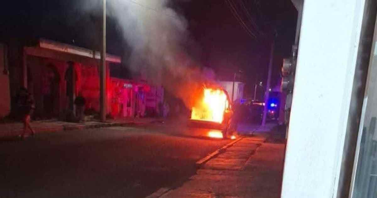 Patrulla incendiada