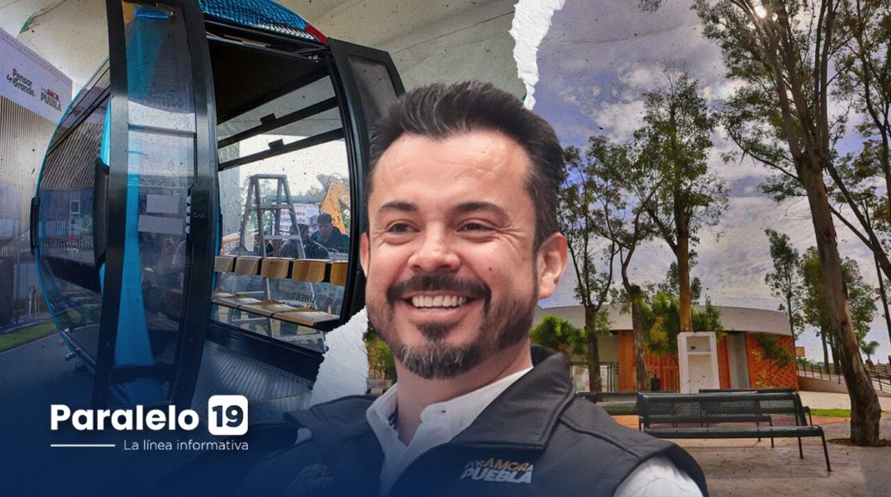 García Parra anuncia inicio de obra Cablebús García Parra anuncia inicio de obra Cablebús