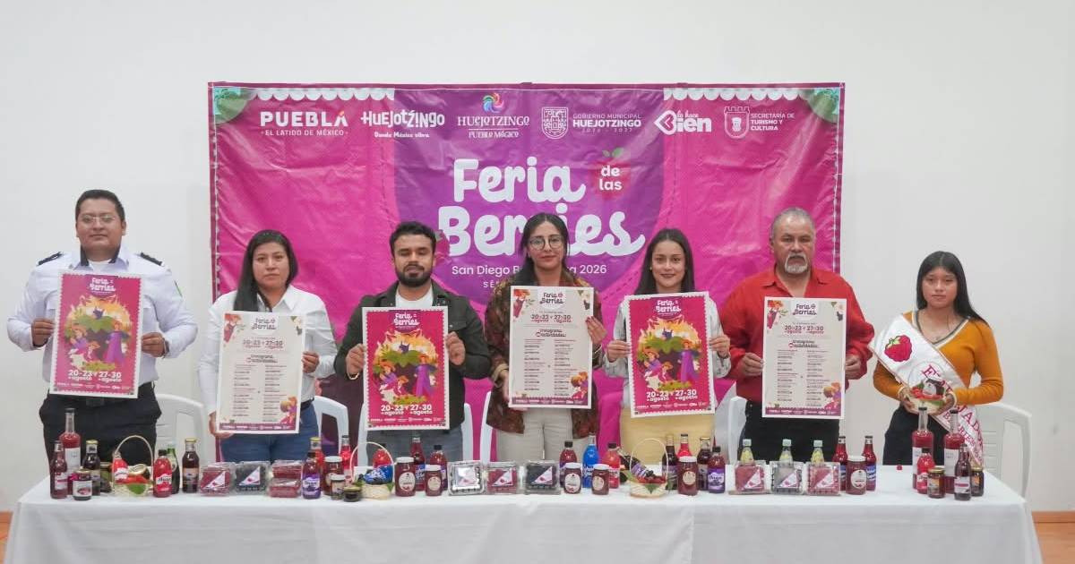 Huejotzingo alista la Feria de las Berries Huejotzingo alista la Feria de las Berries
