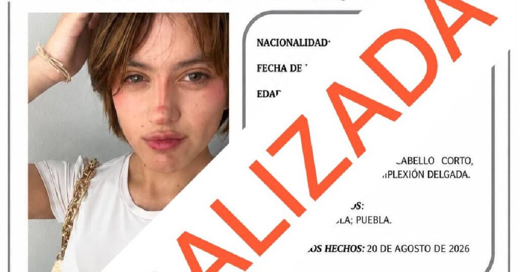 Localizan a joven desaparecida en San Pedro Cholula